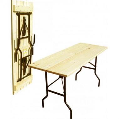 Прокат деревянных столов 180х70